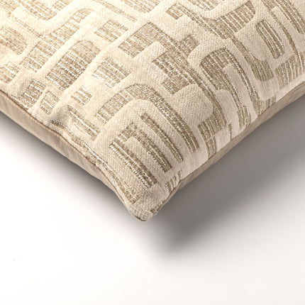 Dutch Decor Sierkussen Fabia 45x45 cm Sesame