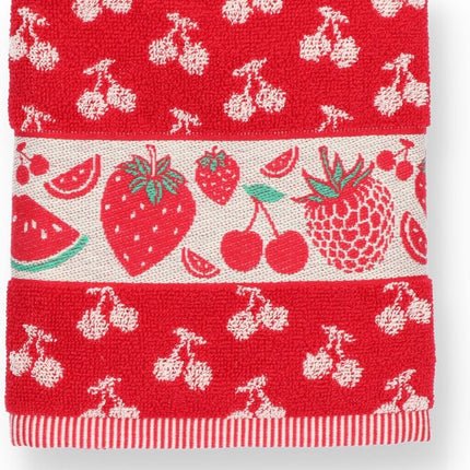 Bunzlau Castle Kitchen Towel Fruit Red