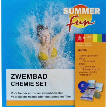 Summer fun Pool Power Startset voor Privézwembad – Complete Chemie