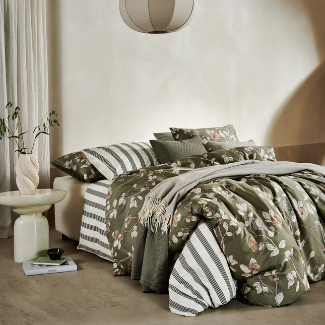 Vandyck Dekbedovertrek Pure 94 thyme 240x200/220 cm, showmodel