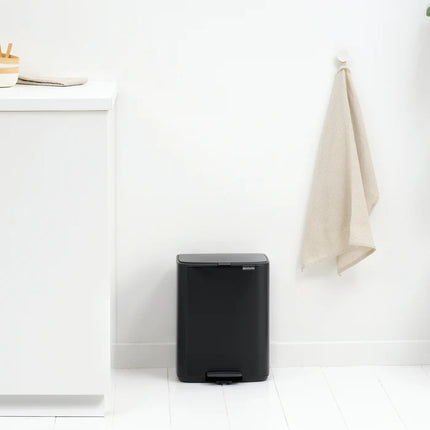 Brabantia Bo Pedaalemmer 12 L - matt black