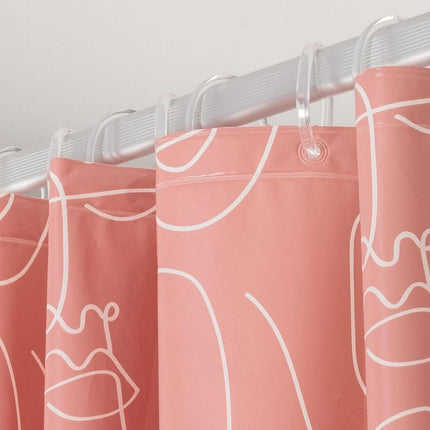 Mind douchegordijn 180/200 Pink/ Peva