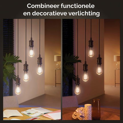 Philips HueW 7W Fil ST64 E27 EUR