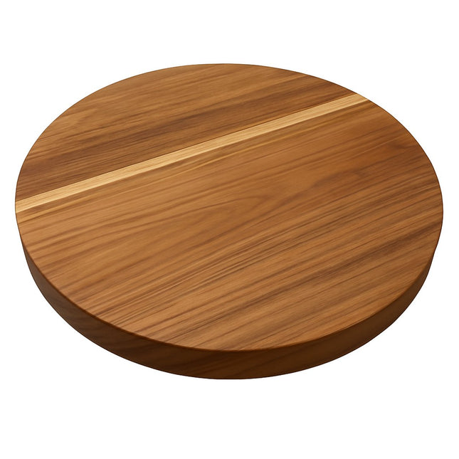 Basic Culinair teakhouten Hakblok Rond - 45x6 cm