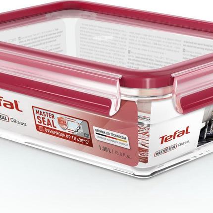 Tefal Masterseal Vershoudbakje Glas - 1,3 L