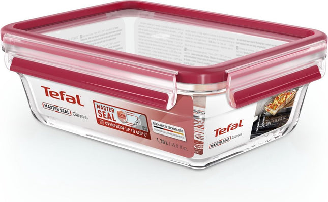 Tefal Masterseal Vershoudbakje Glas - 1,3 L