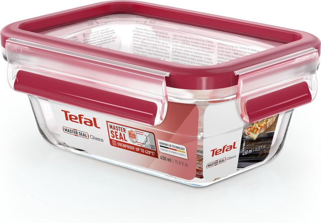 Tefal Masterseal Vershoudbakje Glas - 0.45 L