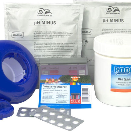 Summer fun Pool Power Startset voor Privézwembad – Complete Chemie
