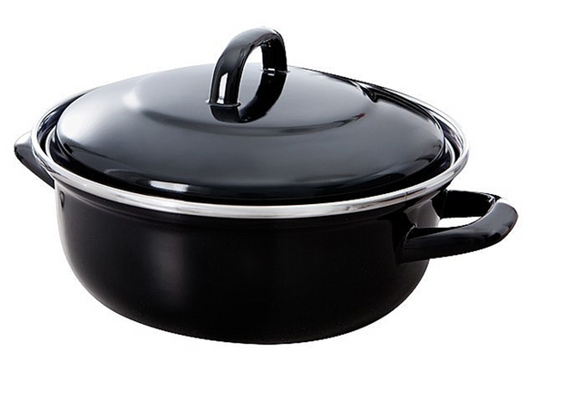 BK Fortalit Braadpan zwart - 7,5 liter