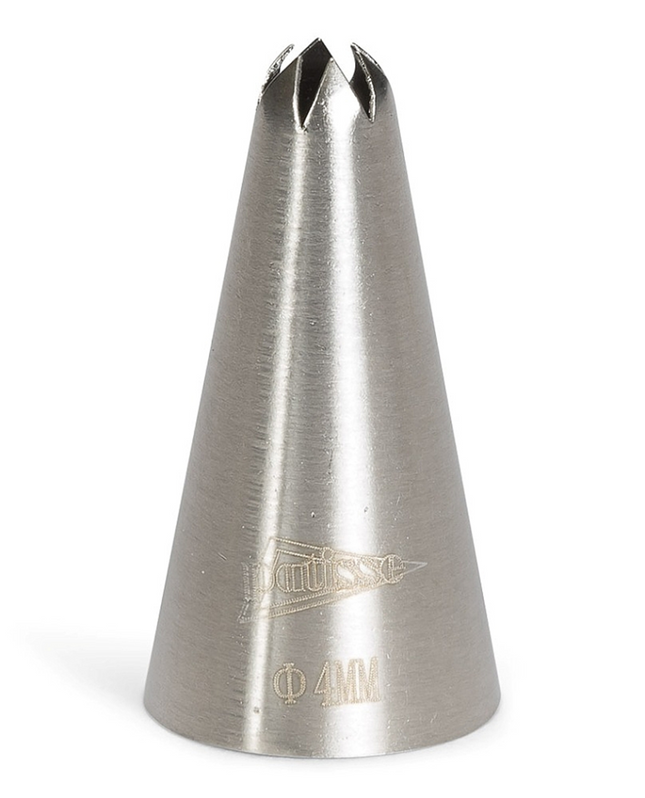 Patisse Spuitmondje Stervorm RVS 7 mm