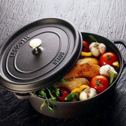 Staub Braad/stoofpan Gietijzer Zwart - Ø 28 cm