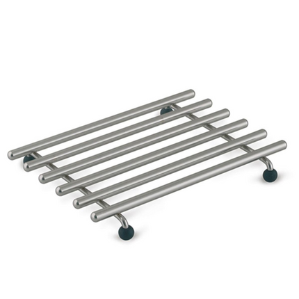 BK Onderzetter Zilver - RVS, 36 x 25 cm
