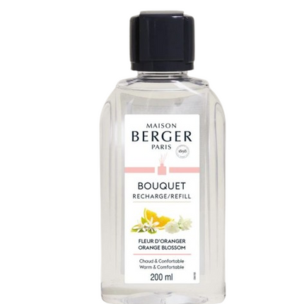 Lampe Berger Recharge 200ml Bouguet Parfume Fleur d'Oranger