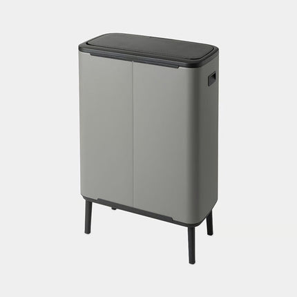 Brabantia Bo Touch Bin Afvalemmer 60 L - mineral concrete grey