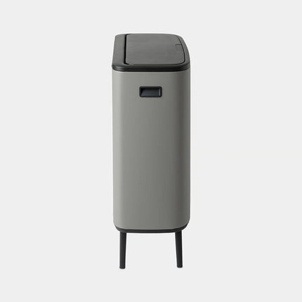 Brabantia Bo Touch Bin Afvalemmer 60 L - mineral concrete grey