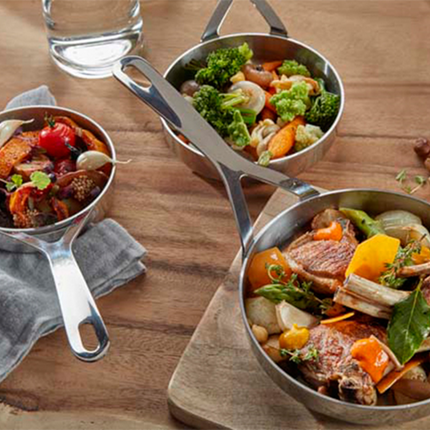 Demeyere Resto Mini Bakpan 14 cm – Duurzaam & Compact