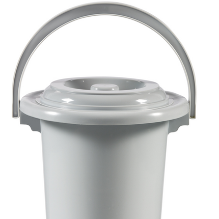 Curver Toiletemmer met deksel - 5 liter - Ø 24cm