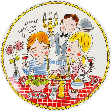 Blond Amsterdam Even Bijkletsen Dinerbord Ø26 cm - love