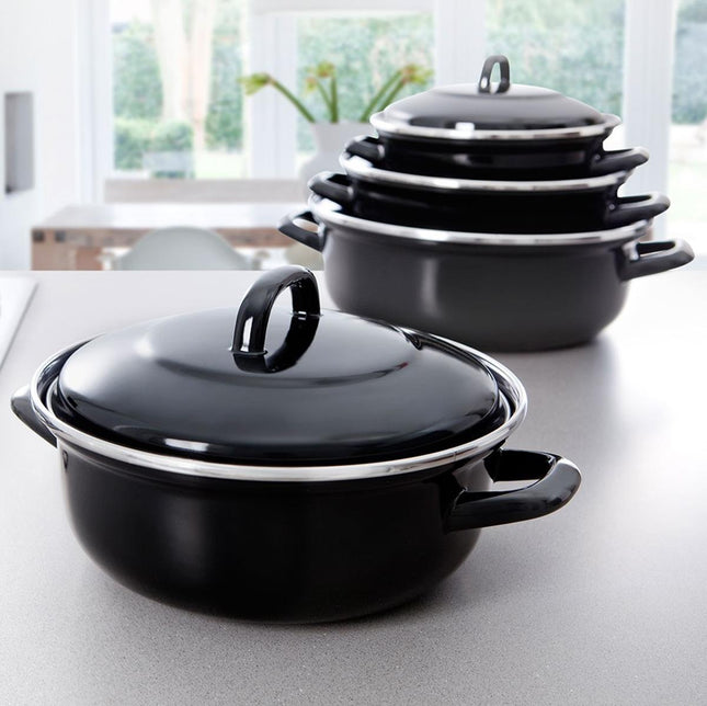 BK Fortalit Braadpan zwart - 1,4 liter