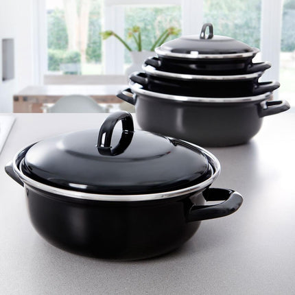 BK Fortalit Braadpan zwart - 2,5 liter