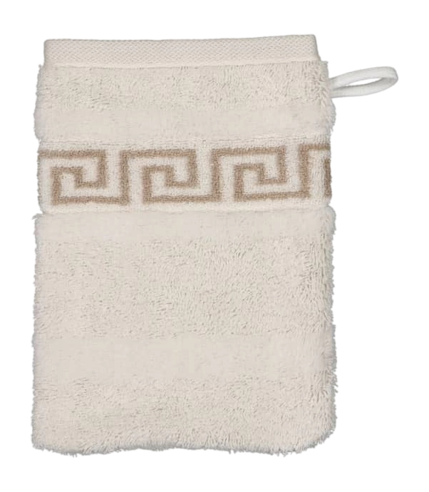 Cawö Noblesse Duo 1003/70 washand taupe 16x22 cm