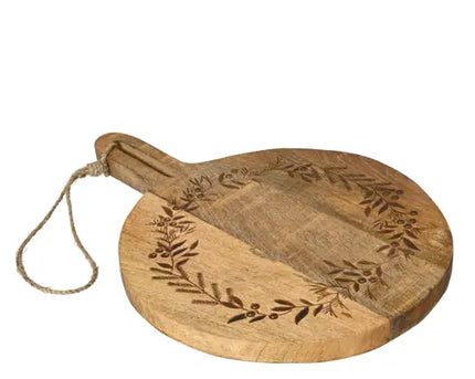 Snijplank Mangohout - 40 x 29 x H 2,5 cm - Naturel