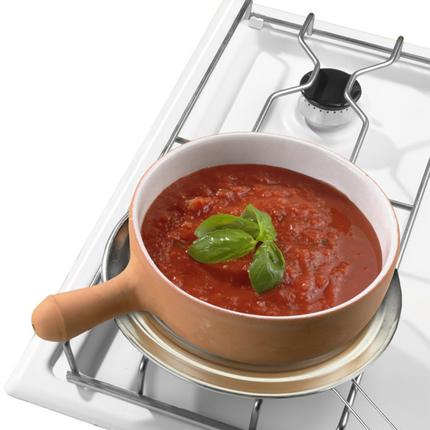 Metaltex sudderplaat met handvat - 19 cm