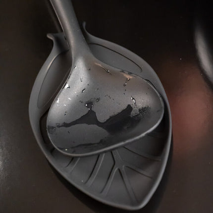 Tools2Cook Siliconen Lepelhouder - Black Pepper