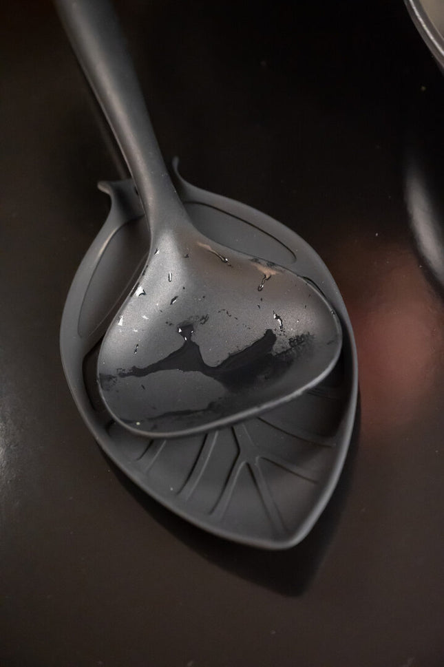 Tools2Cook Siliconen Lepelhouder - Black Pepper