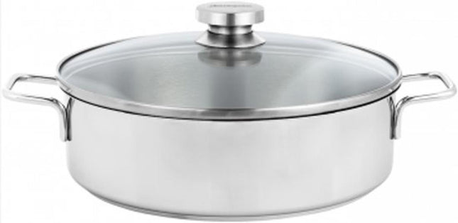 Demeyere Apollo Hapjespan met glasdeksel - 28 CM