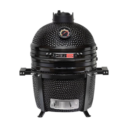 Keij Kamado Pro Compact Glanzend Zwart  15 Inch