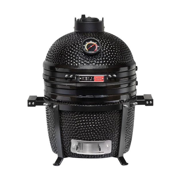 Keij Kamado Pro Compact Glanzend Zwart  15 Inch