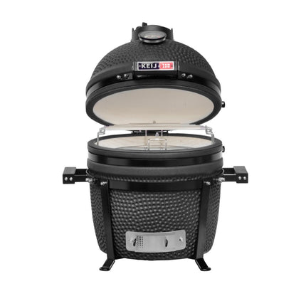 Keij Kamado Legend Compact Mat Zwart 15 Inch