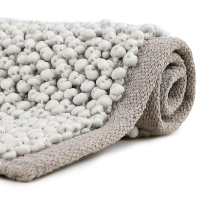 Heckettlane Badmat Nodo 60x60 cm light grey
