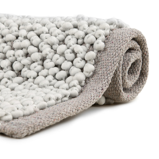 Heckettlane Badmat Nodo 60x60 cm light grey