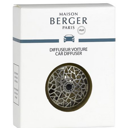 Maison Berger Autoparfum Diffuser Graphic Mat Nikkel - Auto Geur
