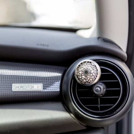 Maison Berger Autoparfum Diffuser Graphic Mat Nikkel - Auto Geur