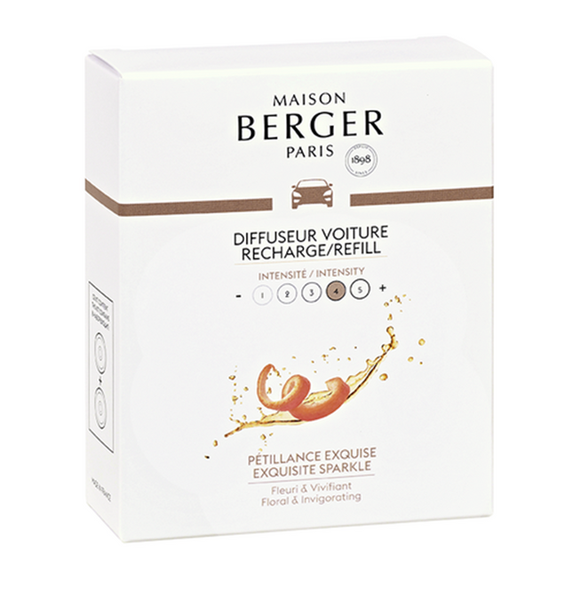 Lampe Berger Autoparfum Navulling Exquisite Sparkle - 2 stuks