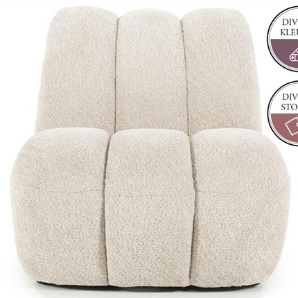 (S) Fauteuil HOLLY in de stof Anthology