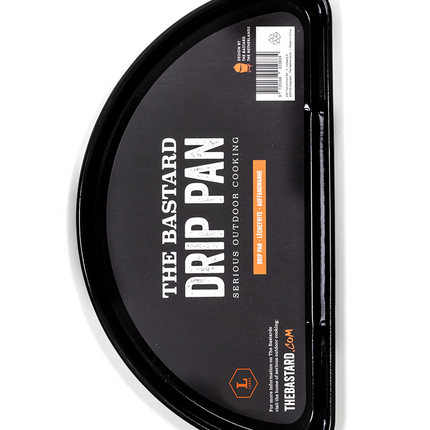 The Bastard Drip Pan Halve Maan Large – Geëmailleerd Staal