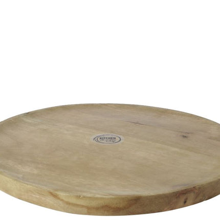 Bord mangohout Ø45x2cm naturel