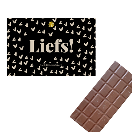 The Big Gifts Chocoladereep – Liefs, Melkchocolade 100g