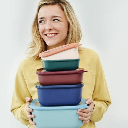 Mepal Multikom Cirqula Rechthoekig 750 ML - Nordic White