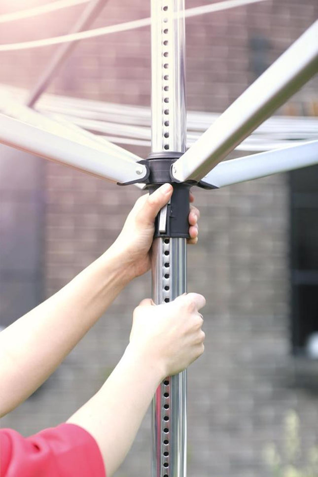 Brabantia Droogmolen LiftOMatic - 50 meter - zilvergrijs