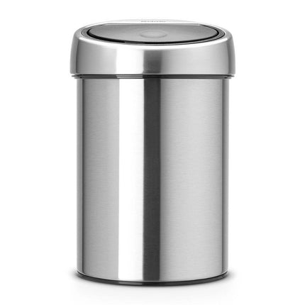 Brabantia afvalemmer Touch Bin - Matt Steel Fingerprint Proof - 3 liter