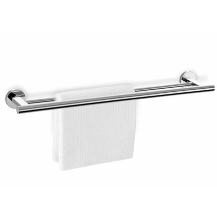 Zack Scala handdoekstang dubbel - 66 cm chroom