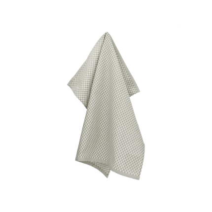 Bunzlau Castle Tea Towel Small Check Dark Green