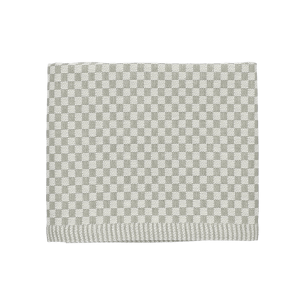 Bunzlau Castle Tea Towel Small Check Dark Green