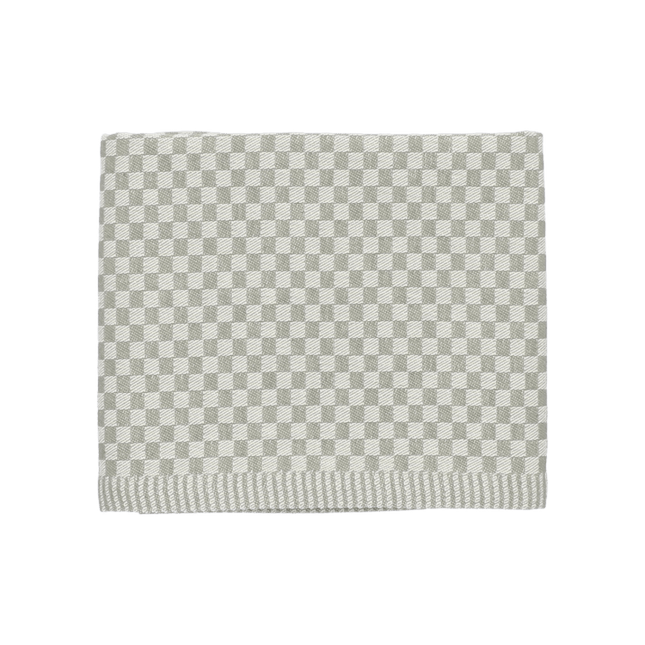 Bunzlau Castle Tea Towel Small Check Dark Green