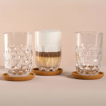 Leonardo Gocce Latte Macchiato Glazen set/3 - 390 ml